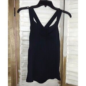 LULULEMON Women's Tank Top No Size Shelf Bra Crisscross Strappy Back